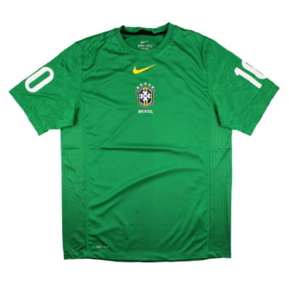 Brazil 2014-2015 Nike Training Shirt (S) (Mint)