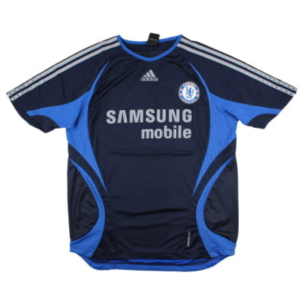 ウェア 06/08 adidas chelsea uniform shirt kit Chelsea 2006-07 Adidas Training Shirt (L) (LAMPARD 8) (Excellent