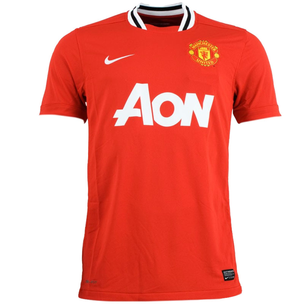 Manchester United 2011-12 Home Shirt (XL) (Milner 7) (Excellent)_2