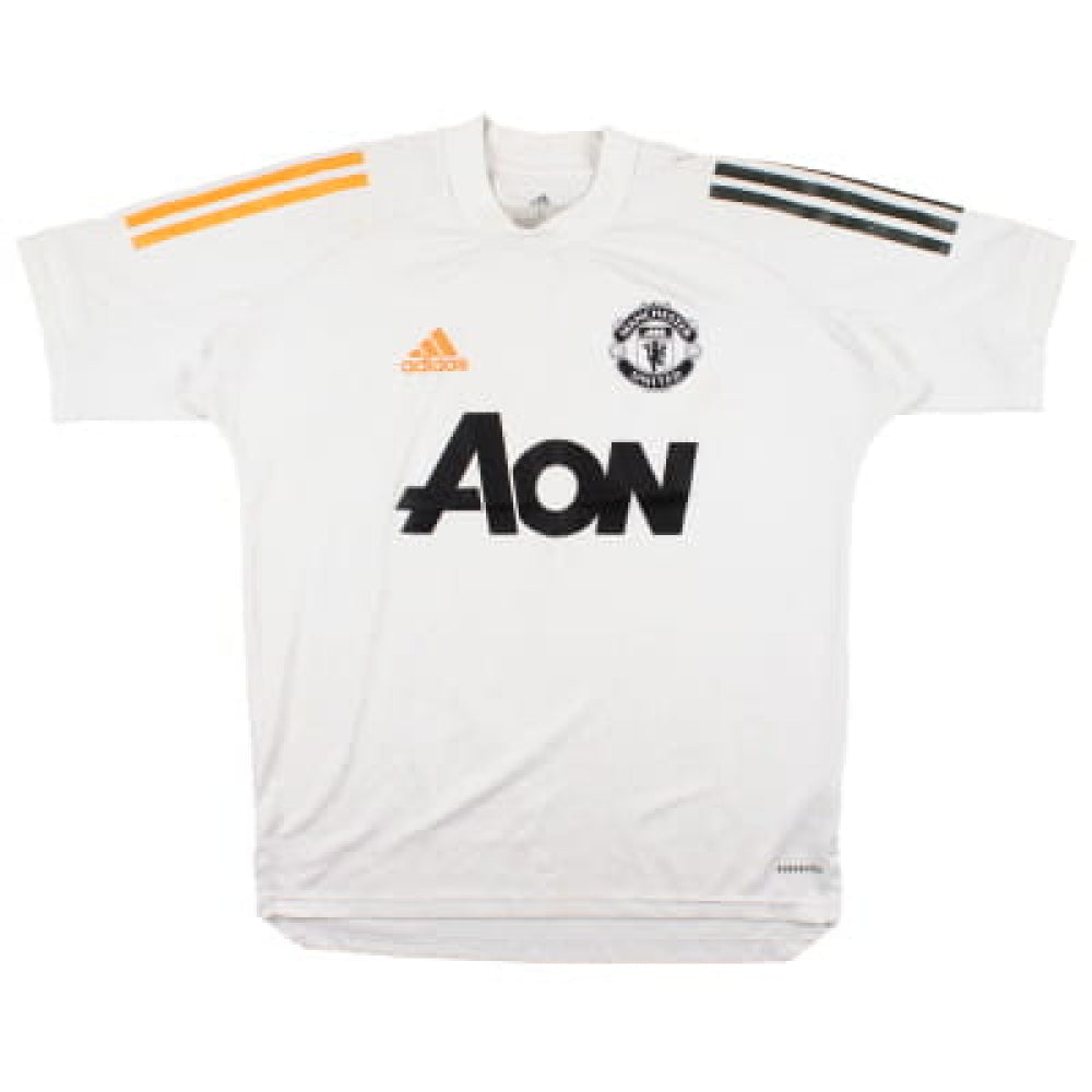 Manchester United 2020-21 Adidas Training Shirt (S) (Pogba 6) (Good)_2