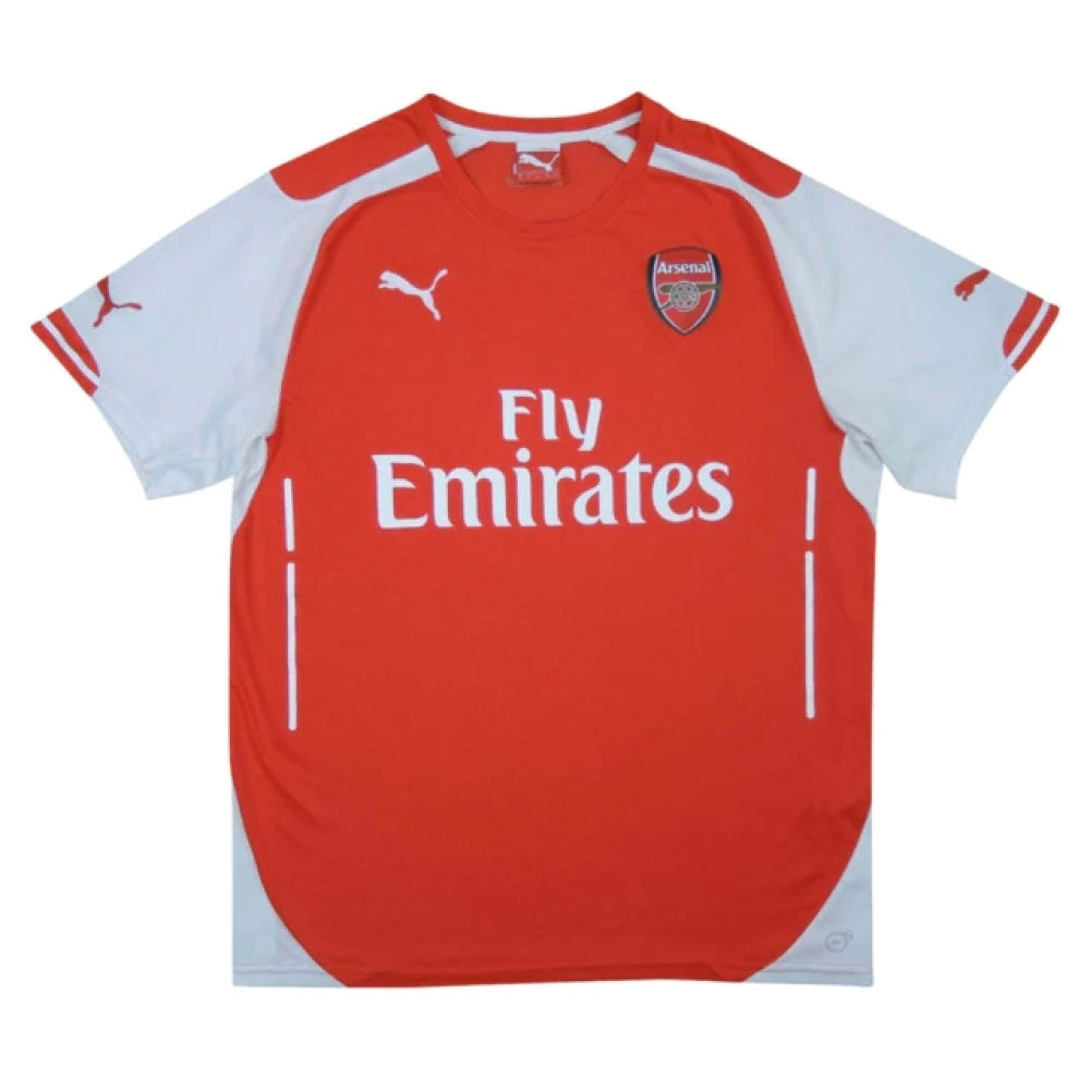 Arsenal 2014-15 Home Shirt (L) (Arteta 8) (Very Good)_2