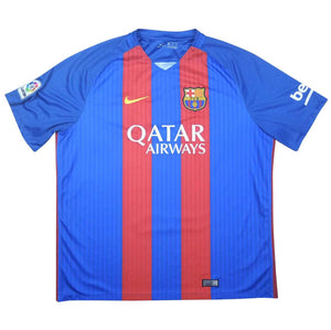 Barcelona 2016-17 Home Shirt (S) (Guardiola 4) (Good)_2