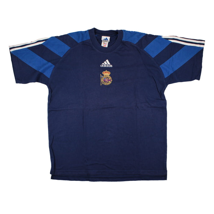 Deportivo La Coruna 1998-2000 Adidas Training Shirt (XL) (Excellent)