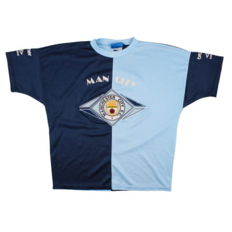 Manchester City 1993-95 Umbro Training Shirt (M) (Good) – Classic 
