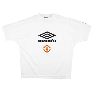 Manchester United 1996-97 Umbro Training Shirt (Y) (Very Good)_0