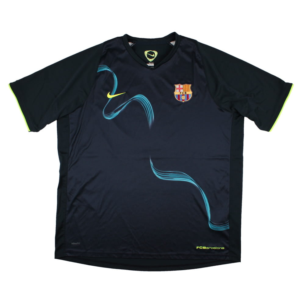 Barcelona 2008-09 Nike Training Shirt (2XL) (RONALDINHO 10