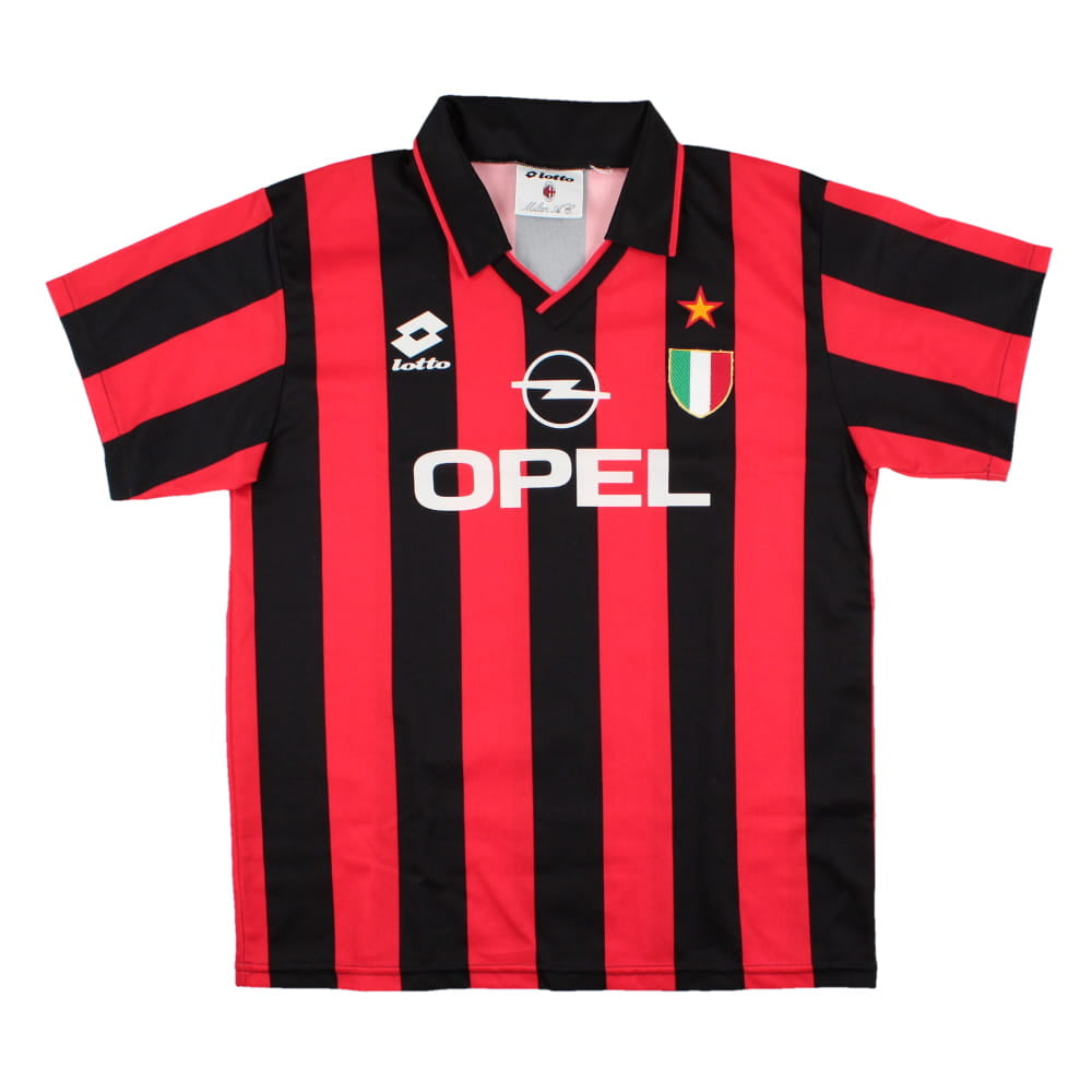 AC Milan 1994-95 Home Shirt (S) (Excellent) – Classic Football Kit