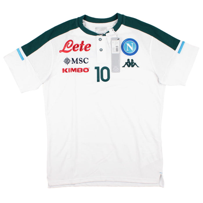 Napoli 2020-21 Kappa Training Shirt #10 (M) (Excellent)