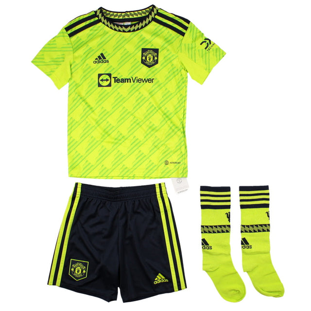 Manchester United 2022-23 Third Mini Kit (Age 5) (Rashford #10) (Excellent)_1