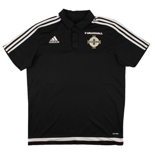 Northern Ireland 2016-17 Adidas Polo Shirt (L) (Very Good)_0