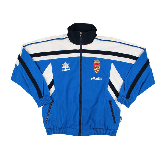 Real Zaragoza 1999-00 Luanvi Training Jacket (XL Boys) (Excellent)