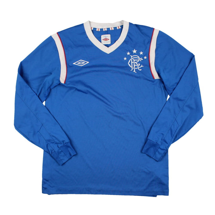 Rangers 2011-12 Home Long Sleeve Shirt (Sponsorless) (S) (Good)