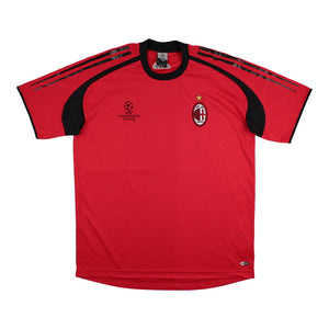 AC Milan 2004-05 Adidas Champions League Training Shirt (L) (Costacurta 23) (Very Good)_2