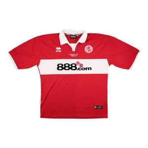 Middlesbrough 2004-05 Home Shirt With Cup Winners Embroidery (L) (Downing 19) (Very Good)_2