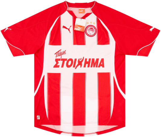 Olympiakos 2010-11 Home Shirt (M) (Fair)_0