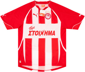Olympiakos 2010-11 Home Shirt (M) (Fair)_0