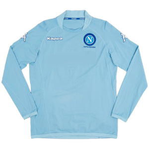 Napoli 2004-05 Long Sleeve Home Shirt (M) (Excellent)_0