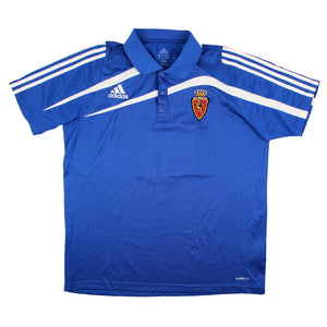 Real Zaragoza 2007-09 Adidas Polo Shirt (XL) (Excellent)_0