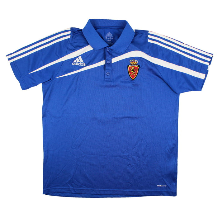 Real Zaragoza 2007-09 Adidas Polo Shirt (XL) (Excellent)