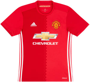 Manchester United 2016-17 Home Shirt (Pogba #6) (S) (Good)_1