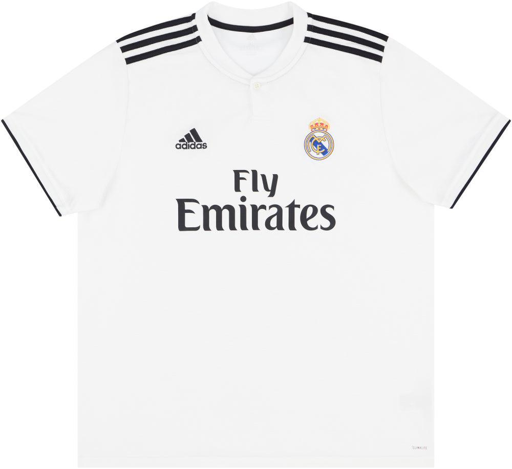 Real Madrid 2018-19 Home Shirt (S) (Very Good) (Ramos 4)_3