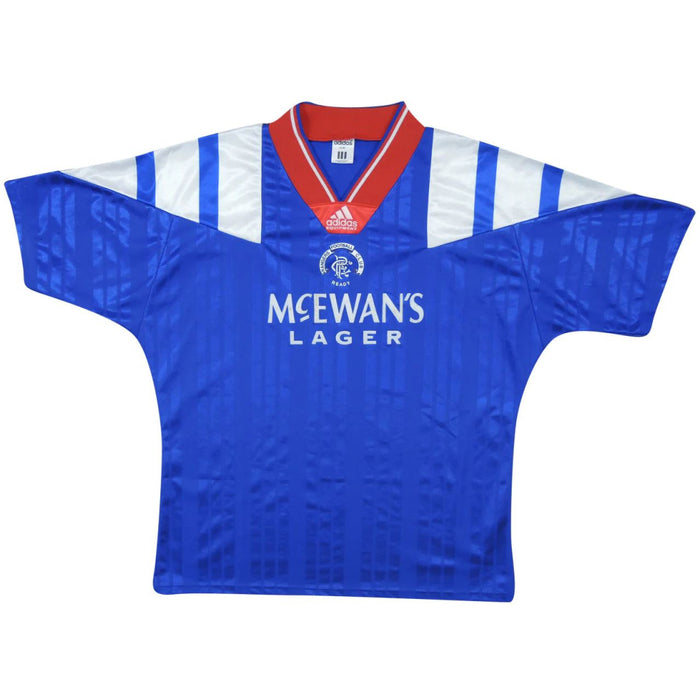 Rangers 1992-94 Home Shirt (XL) (Excellent)