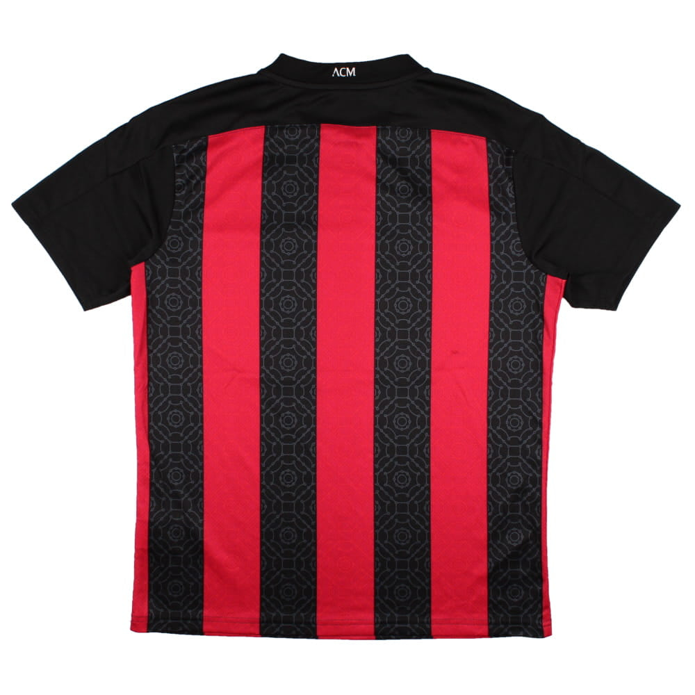 AC Milan 2020-21 Home Shirt (Sponsorless) (M) (Excellent