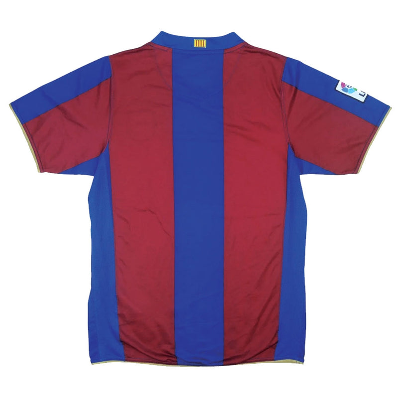Barcelona 2007-08 Home Shirt (S) (Excellent)_1