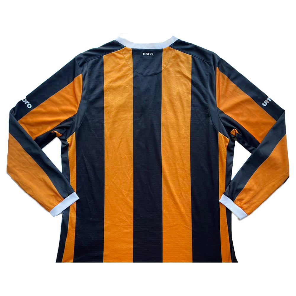 Hull City 2016-17 Long Sleeve Home Shirt (XXL) (Excellent)_1