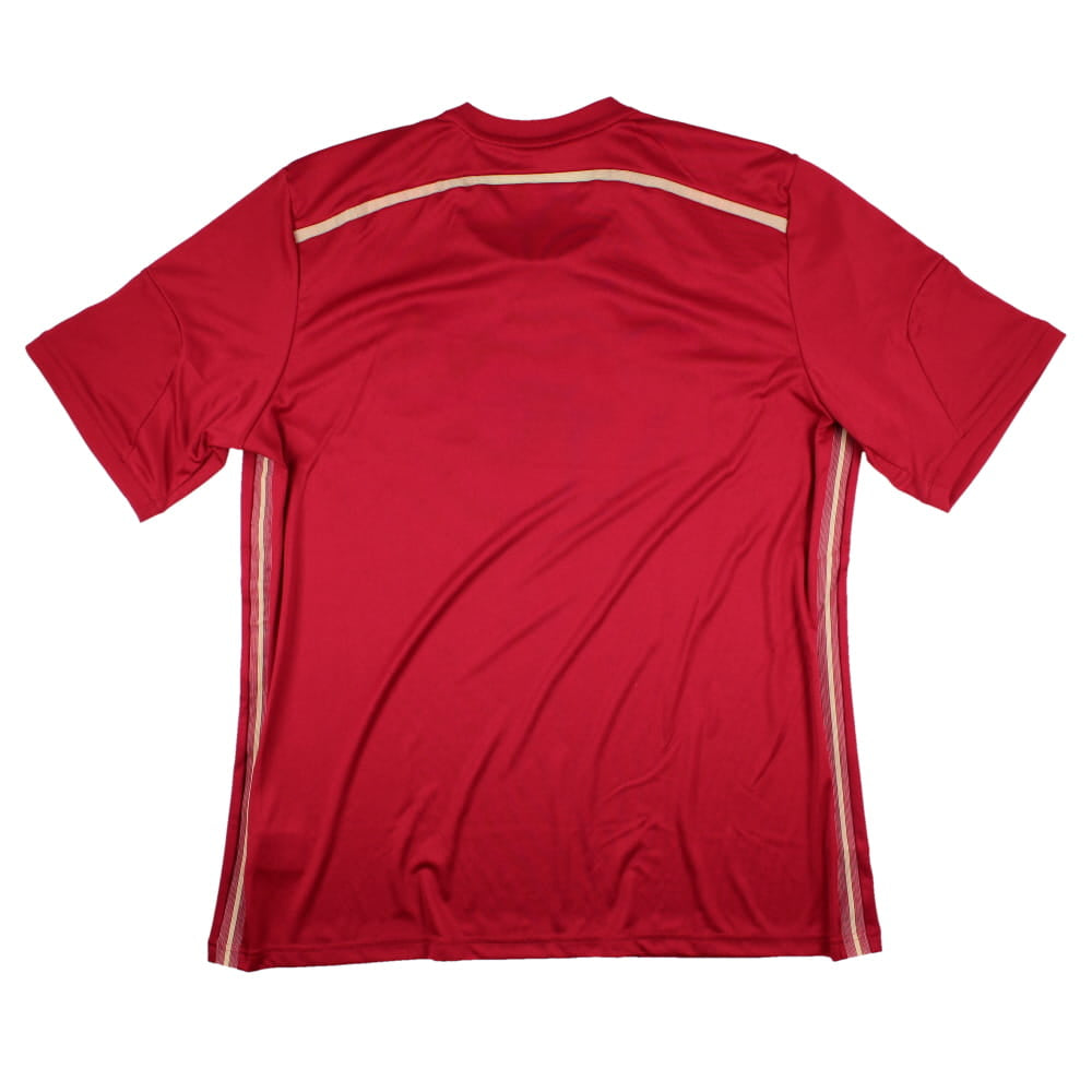 Spain 2014-2015 Home Shirt (World Cup Badge) (L) (Mint)_1