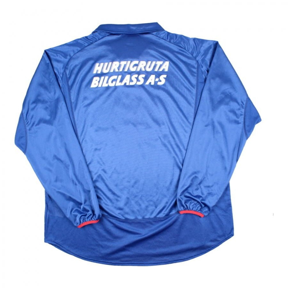 Valerenga 2002 Cup Fnial Home Long Sleeved Shirt ((Excellent) XL)_1