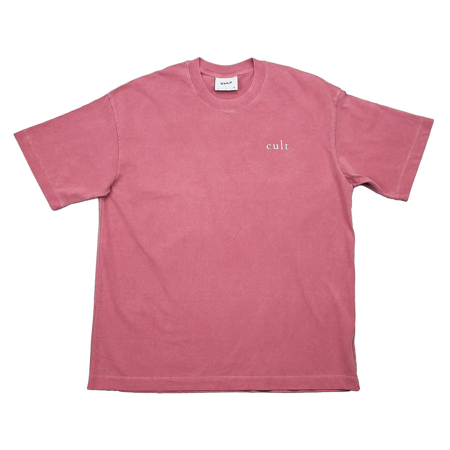 South China Embroidered Cult Tee - Red