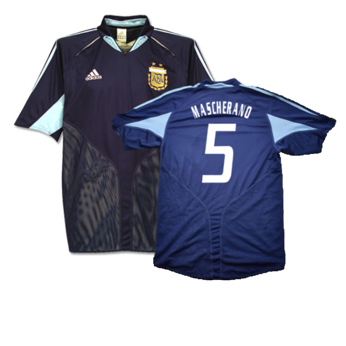 2004-05 Argentina Away Shirt (L) (Excellent) (Mascherano 5)