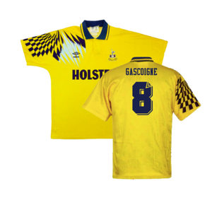 1991-1995 Tottenham Away Shirt (Very Good) (GASCOIGNE 8)_0