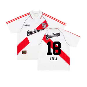 1995-96 River Plate Home Shirt (Good) (Ayala 18)_0