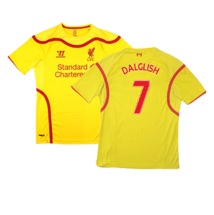 Liverpool 2014-15 Warrior Away Shirt (Very Good) (DALGLISH 7)_0