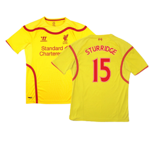 Liverpool 2014-15 Warrior Away Shirt (Very Good) (STURRIDGE 15)_0