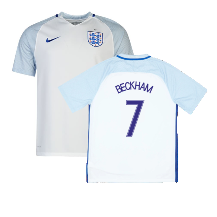 2016-2017 England Home Nike Football Shirt (L) (Excellent) (Beckham 7)