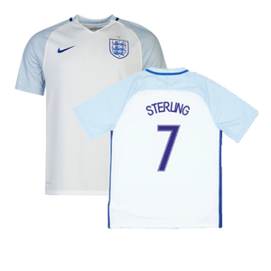 2016-2017 England Home Nike Football Shirt (L) (Excellent) (Sterling 7)_0