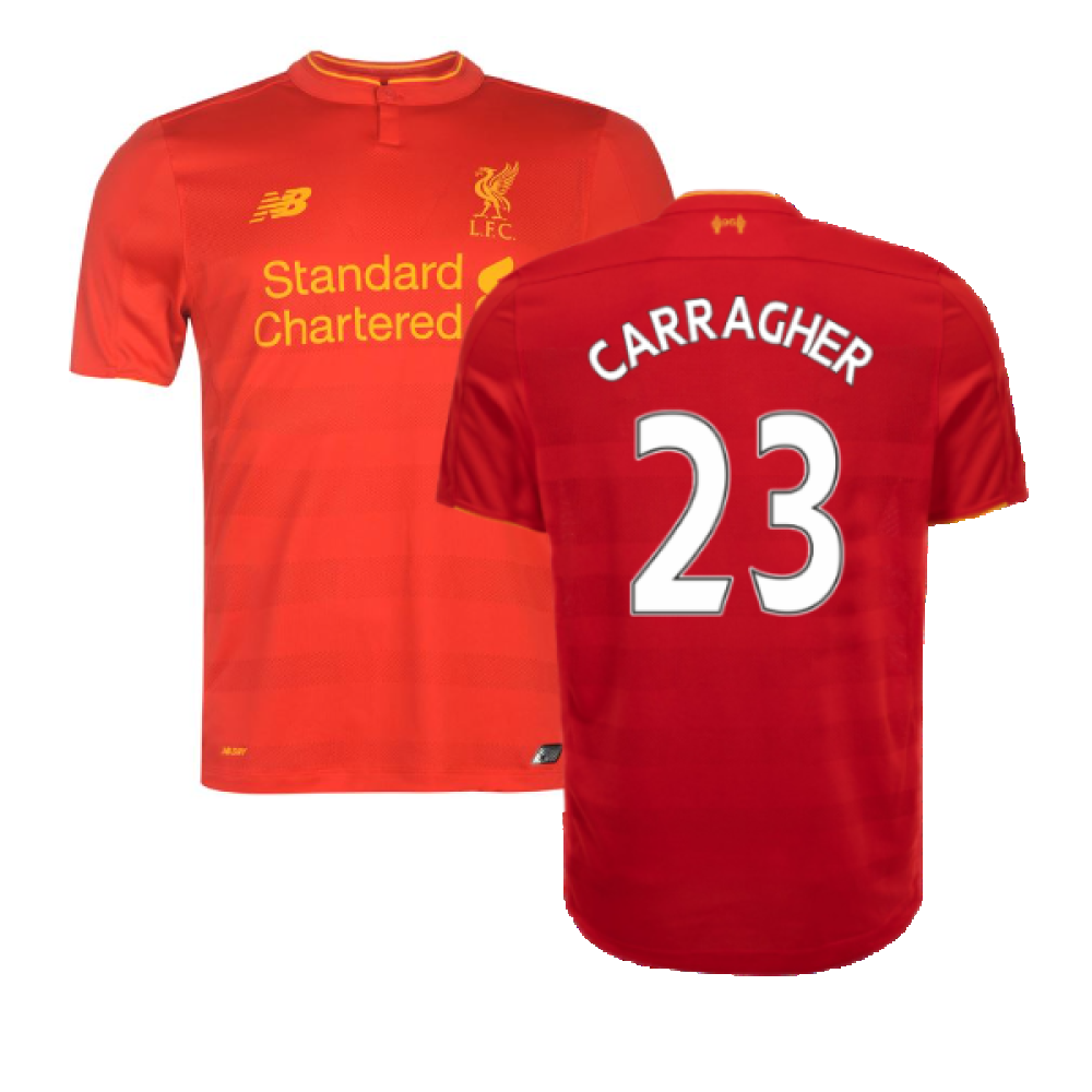 Liverpool 2016-17 Home Football Shirt (Excellent) (CARRAGHER 23)_0