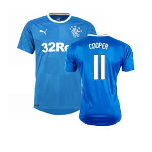 Rangers 2016-17 Home Shirt (M) (Very Good) (Cooper 11)_0