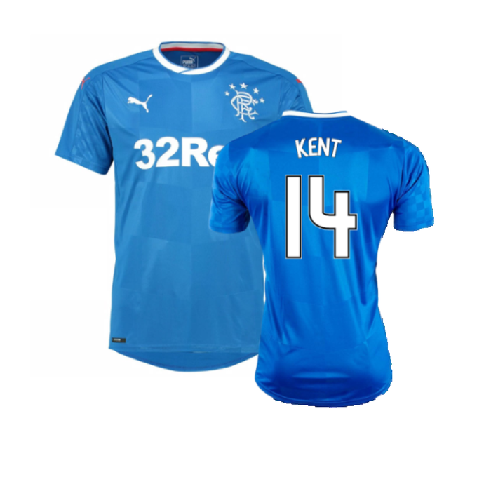 Rangers 2016-17 Home Shirt (M) (Very Good) (Kent 14)