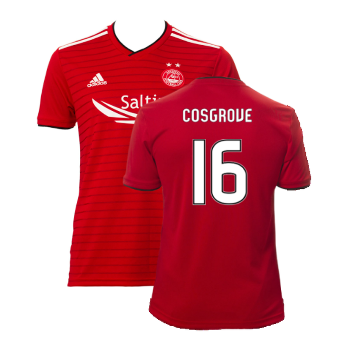 Aberdeen 2018-19 Home Shirt (Excellent) (Cosgrove 16)