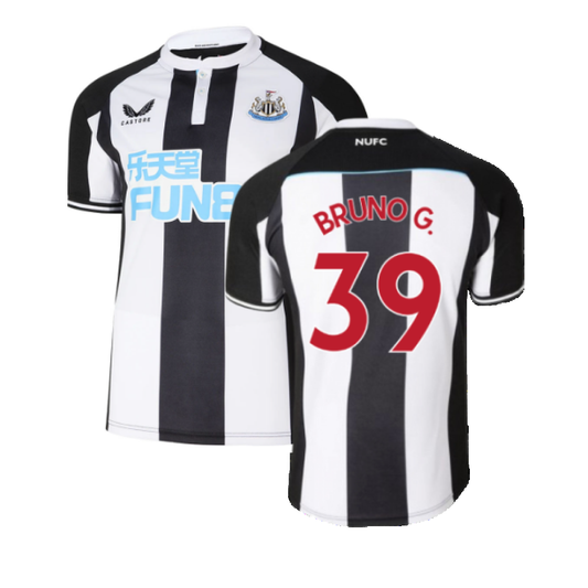 2021-2022 Newcastle United Home Shirt (M) (Mint) (BRUNO G. 39)_0