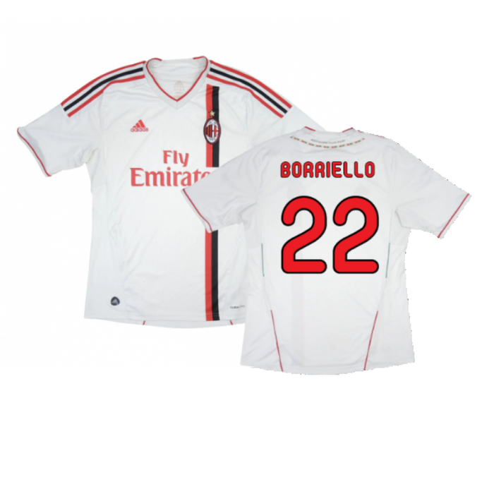 AC Milan 2011-12 Away Shirt (XXL) (Good) (Borriello 22)