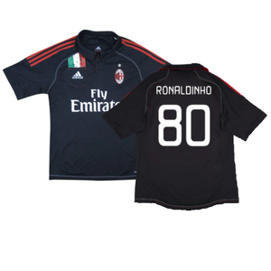 AC Milan 2012-13 Third Shirt (M) (Very Good) (Ronaldinho 80)_0