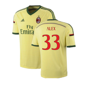 AC Milan 2014-15 Third Shirt (XL) (Very Good) (Alex 33)_0