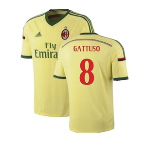 AC Milan 2014-15 Third Shirt (XL) (Very Good) (Gattuso 8)_0