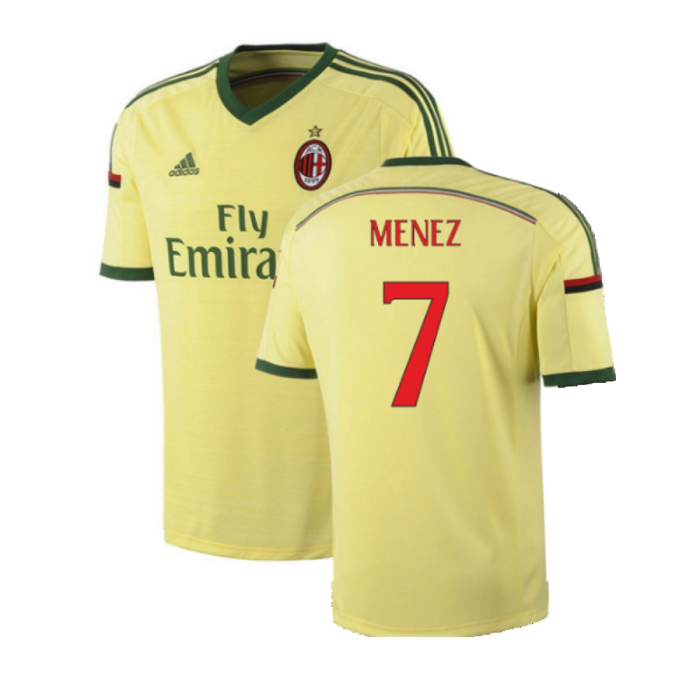 AC Milan 2014-15 Third Shirt (XL) (Very Good) (Menez 7)