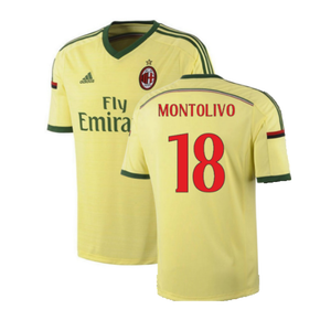 AC Milan 2014-15 Third Shirt (XL) (Very Good) (Montolivo 18)_0